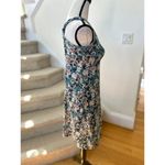 Patagonia Outdoor Tank Dress Blue Pink Cream Abstract Flower Print Photo 1