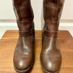 VTG Lauren Ralph Lauren Margarite Tall Brown Leather Side Zip Up Boots Sz 6.5B Photo 7