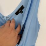 Lulus Thoughts Of Hue Light Blue Surplice Maxi Dress Size S Photo 5