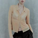ZARA RHINESTONE TULLE SHIRT Photo 3