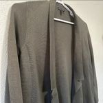 Eileen Fisher  Women's Interlock Knit Cardigan Sweater Jacket Size S Silk Cotton Photo 2
