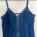 Topshop Moto Denim Zip Dress Photo 1