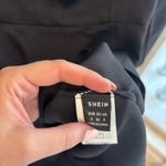 SheIn Black Long-Sleeve Lace-Up Mini Dress Photo 2