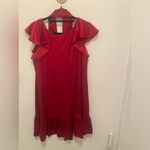 Uncle Frank PRELOVED  RED SATIN DRESS Photo 1