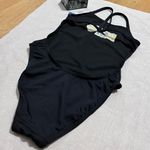 Tyr. Black One Piece Swimsuit with Yellow and Green Accents Photo 7