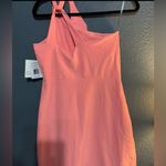 Beyond Yoga NWT  Pink Asymmetrical Sheath Dress Size Medium Photo 5