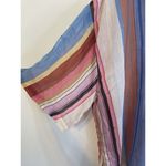 HYFVE  Women's Shirt Stripe‎ Me Up Button Up Multicolor Size L Sheer Oversize Photo 6