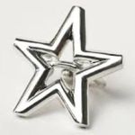 E.M. Star Single Ear Cuff Silver 925 2303 Photo 0