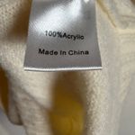 Tuckernuck  Cream Long Sleeve Mock Neck Oversized Knit Sweater Dress Size Medium Photo 6