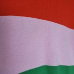 KULE THE CASPIA STRIPED SWEATER SILK CASHMERE KNIT BLEND SMALL Red Photo 8