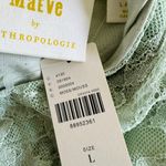 Anthropologie Maeve Mock-Neck Ruffle Sleeve Lace Mini Dress, Size L Photo 10