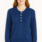 Vintage 90s bright blue sweater Size L Photo 0