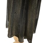 Set Late Edition Vintage Sleeveless Fit Flare Sparkle Dress and Shawl Womens 8 Black Photo 14