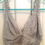 PacSun NWT Adjustable Gray Lace Bralette  Photo 0