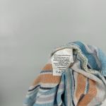 Briggs New York Briggs Linen Blend Pull On Shorts Blue Orange Stripe Pockets Drawstring Size M Photo 7