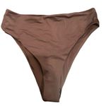 SKIMS SWIM MID WAIST BIKINI BOTTOMS COCOA XL NWT Photo 1
