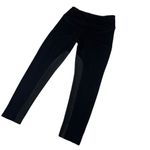 Lysse  Tummy Control Black Pull On Equestrian Suede Insert Leggings Photo 7