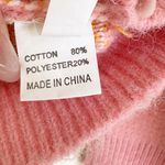 Hazel and Olive  “I’ll Be There” Pink Orange Floral Cardigan One Size Photo 5