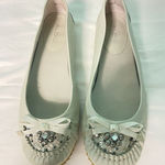 ALDO  shoes women‎ Cream Size 10 loafers Tassels , S-268 Photo 0