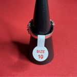 Bomb Party RG99183 “A Show Stopping Beauty” CZ on Rhodium Size 10 Ring NWT Silver Photo 2