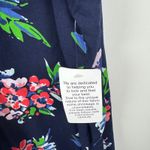 Woman Within NWT Floral Tunic Top Size
26/28 Navy Boho Flowy Cottage Comfy Photo 4