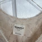 Free People  Intimately Lace Cream 3/4 sleeve Square Neck Top W1455 Sz M Photo 2