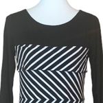 White House | Black Market  Women's Chevron Stripe Sheath Shift Dress Size Small Photo 6
