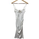 JONATHAN SIMKHAI Iris Jersey Underwire Cutout Midi Dress Size Small White Photo 7