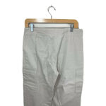 Eileen Fisher Capri Crop Pants Beige Tan Pocket Cargo Small Pleaded 78121 Khaki Photo 5