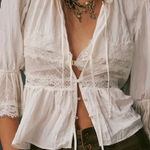 Free People NWT  forever young  bed jacket Photo 0