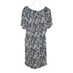 BCBG MaxAzria Black White Shift Dress Size XS Photo 3