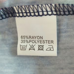 Qearal Navy Multicolor Floral Tiered Dress XXL NWT Coastal Bohemian Blue Photo 7