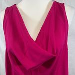 J.Crew pink satin cowl neck sleeveless top size large NWT Photo 1