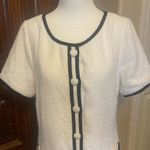 Alexia Admor  Ivory and Black Tweed Dress Photo 2