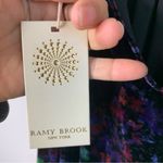 Ramy Brook  silk velvet velour floral Dolores halter mini dress size‎ 14 party Photo 9