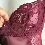 Rene Rofe Grand Finale Ruffle Burgundy Lace M/L Red Size undefined Photo 8