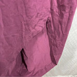 Universal Standard Maroon V Neck Short Sleeve Midi Dress Photo 3