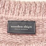 Wooden Ships  Pink Mohair Wool Oversized Scoopneck Sweater Size Small Photo 2