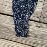 H&M  Divided Black & White Print Jogger Lounge Pants 100% Viscose Size US8 Photo 2