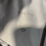 Nike Leggings Womens Small Pro Capri Active Workout Black White Design Mid Rise Photo 1