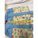 Longaberger  Quilted Floral Tote Bag – Blue Trim & Handles‎ Photo 7