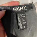 DKNY Brocade Wool Jacquard Metallic Shiny Whimsygoth Formal Evening Tank Floral Sleeveless Top Women's Size 12 Blouse Photo 4