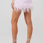 Lamarque Magnolia Vegan Leather Mini Skirt Pink Parasol Womens Size XS Photo 5