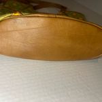 Longaberger homestead Floral Fabric double strap over the shoulder purse Green Photo 6