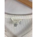 Caslon  1/4 button waffle knit top XS Photo 4