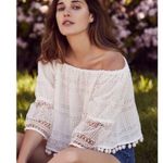 Tularosa Blouse Alexa Off Shoulder Lace Medium NWT Photo 1