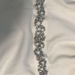 Adrianna Papell Ruffle Sleeve Crepe Gown Ivory Photo 6