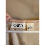 Cato Womens Floral Lace Tank Top Beige Brown White Scoop Neck Sleeveless Size L Photo 1