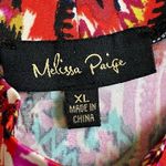 Melissa Paige  Asymmetrical Turtleneck Side Buckle Sleeveless Blouse XL Photo 6