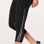 Lululemon - Mix & Mesh Crop 21” Athletic Training CrossFit Workout Gym Leggings Photo 0